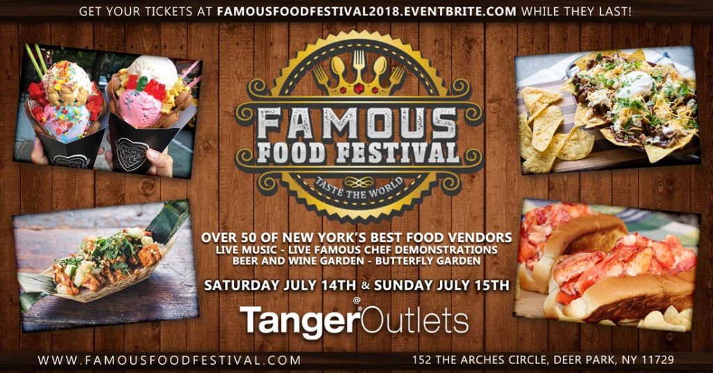 Famous Food Festival "Taste the World" Deer Park, NY • Famous Food